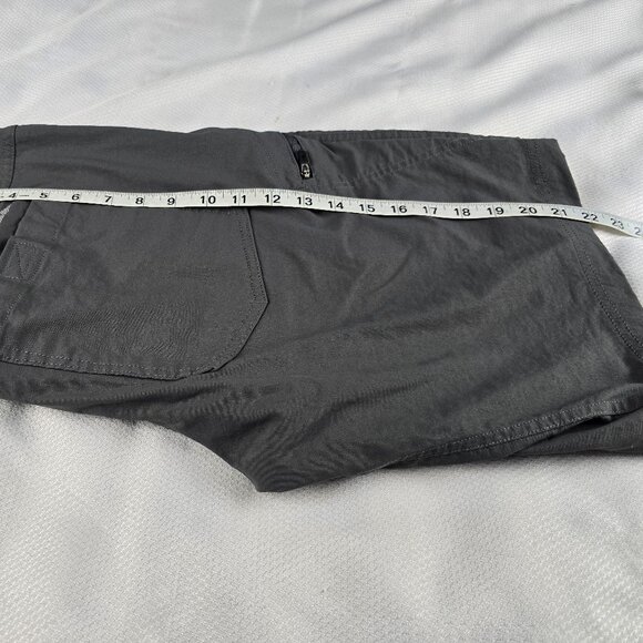 Eddie Bauer Shorts Mens 38 Gray First Ascent Cargo Hiking Nylon Stretch 12" Ins - Picture 6 of 8